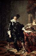 Thomas De Keyser Portret of a man painting